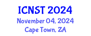 International Conference on Nuclear Science and Technology (ICNST) November 04, 2024 - Cape Town, South Africa