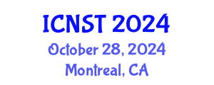 International Conference on Nuclear Science and Technology (ICNST) October 28, 2024 - Montreal, Canada