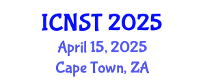 International Conference on Nuclear Science and Technology (ICNST) April 15, 2025 - Cape Town, South Africa