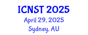 International Conference on Nuclear Science and Technology (ICNST) April 29, 2025 - Sydney, Australia