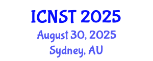 International Conference on Nuclear Science and Technology (ICNST) August 30, 2025 - Sydney, Australia