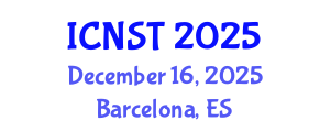 International Conference on Nuclear Science and Technology (ICNST) December 16, 2025 - Barcelona, Spain