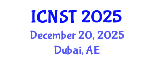 International Conference on Nuclear Science and Technology (ICNST) December 20, 2025 - Dubai, United Arab Emirates