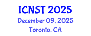 International Conference on Nuclear Science and Technology (ICNST) December 09, 2025 - Toronto, Canada