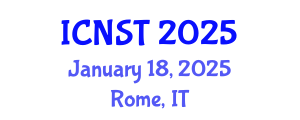 International Conference on Nuclear Science and Technology (ICNST) January 18, 2025 - Rome, Italy