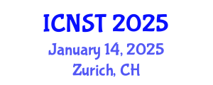 International Conference on Nuclear Science and Technology (ICNST) January 14, 2025 - Zurich, Switzerland