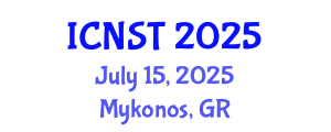 International Conference on Nuclear Science and Technology (ICNST) July 15, 2025 - Mykonos, Greece