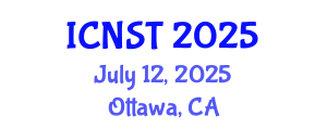 International Conference on Nuclear Science and Technology (ICNST) July 12, 2025 - Ottawa, Canada