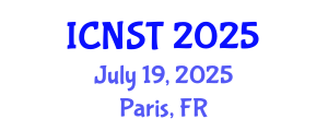 International Conference on Nuclear Science and Technology (ICNST) July 19, 2025 - Paris, France