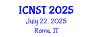 International Conference on Nuclear Science and Technology (ICNST) July 22, 2025 - Rome, Italy