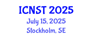International Conference on Nuclear Science and Technology (ICNST) July 15, 2025 - Stockholm, Sweden