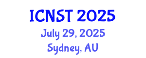 International Conference on Nuclear Science and Technology (ICNST) July 29, 2025 - Sydney, Australia