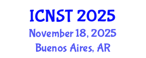 International Conference on Nuclear Science and Technology (ICNST) November 18, 2025 - Buenos Aires, Argentina