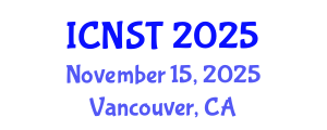 International Conference on Nuclear Science and Technology (ICNST) November 15, 2025 - Vancouver, Canada