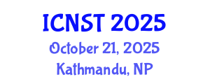International Conference on Nuclear Science and Technology (ICNST) October 21, 2025 - Kathmandu, Nepal