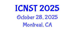 International Conference on Nuclear Science and Technology (ICNST) October 28, 2025 - Montreal, Canada