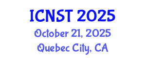 International Conference on Nuclear Science and Technology (ICNST) October 21, 2025 - Quebec City, Canada