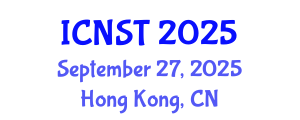 International Conference on Nuclear Science and Technology (ICNST) September 27, 2025 - Hong Kong, China