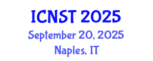 International Conference on Nuclear Science and Technology (ICNST) September 20, 2025 - Naples, Italy