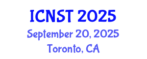 International Conference on Nuclear Science and Technology (ICNST) September 20, 2025 - Toronto, Canada