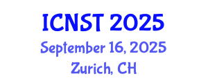 International Conference on Nuclear Science and Technology (ICNST) September 16, 2025 - Zurich, Switzerland