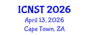 International Conference on Nuclear Science and Technology (ICNST) April 13, 2026 - Cape Town, South Africa International Conference on Nuclear Science and Technology (ICNST) April 13, 2026 - Cape Town, South Africa