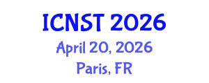 International Conference on Nuclear Science and Technology (ICNST) April 20, 2026 - Paris, France International Conference on Nuclear Science and Technology (ICNST) April 20, 2026 - Paris, France