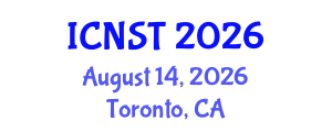 International Conference on Nuclear Science and Technology (ICNST) August 14, 2026 - Toronto, Canada International Conference on Nuclear Science and Technology (ICNST) August 14, 2026 - Toronto, Canada
