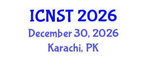 International Conference on Nuclear Science and Technology (ICNST) December 30, 2026 - Karachi, Pakistan International Conference on Nuclear Science and Technology (ICNST) December 30, 2026 - Karachi, Pakistan