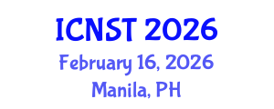 International Conference on Nuclear Science and Technology (ICNST) February 16, 2026 - Manila, Philippines International Conference on Nuclear Science and Technology (ICNST) February 16, 2026 - Manila, Philippines