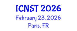 International Conference on Nuclear Science and Technology (ICNST) February 23, 2026 - Paris, France International Conference on Nuclear Science and Technology (ICNST) February 23, 2026 - Paris, France