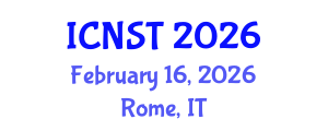 International Conference on Nuclear Science and Technology (ICNST) February 16, 2026 - Rome, Italy International Conference on Nuclear Science and Technology (ICNST) February 16, 2026 - Rome, Italy