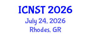 International Conference on Nuclear Science and Technology (ICNST) July 24, 2026 - Rhodes, Greece International Conference on Nuclear Science and Technology (ICNST) July 24, 2026 - Rhodes, Greece