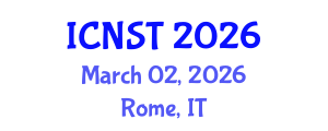 International Conference on Nuclear Science and Technology (ICNST) March 02, 2026 - Rome, Italy International Conference on Nuclear Science and Technology (ICNST) March 02, 2026 - Rome, Italy