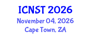 International Conference on Nuclear Science and Technology (ICNST) November 04, 2026 - Cape Town, South Africa International Conference on Nuclear Science and Technology (ICNST) November 04, 2026 - Cape Town, South Africa