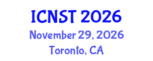 International Conference on Nuclear Science and Technology (ICNST) November 29, 2026 - Toronto, Canada International Conference on Nuclear Science and Technology (ICNST) November 29, 2026 - Toronto, Canada