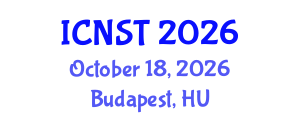 International Conference on Nuclear Science and Technology (ICNST) October 18, 2026 - Budapest, Hungary International Conference on Nuclear Science and Technology (ICNST) October 18, 2026 - Budapest, Hungary