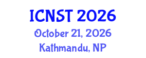 International Conference on Nuclear Science and Technology (ICNST) October 21, 2026 - Kathmandu, Nepal International Conference on Nuclear Science and Technology (ICNST) October 21, 2026 - Kathmandu, Nepal