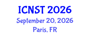 International Conference on Nuclear Science and Technology (ICNST) September 20, 2026 - Paris, France International Conference on Nuclear Science and Technology (ICNST) September 20, 2026 - Paris, France