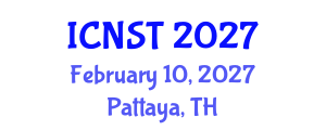 International Conference on Nuclear Science and Technology (ICNST) February 10, 2027 - Pattaya, Thailand International Conference on Nuclear Science and Technology (ICNST) February 10, 2027 - Pattaya, Thailand