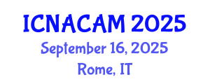 International Conference on Numerical Analysis, Computational and Applied Mathematics (ICNACAM) September 16, 2025 - Rome, Italy