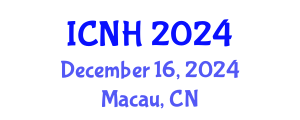 International Conference on Nursing and Healthcare (ICNH) December 16, 2024 - Macau, China