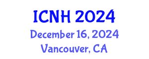 International Conference on Nursing and Healthcare (ICNH) December 16, 2024 - Vancouver, Canada