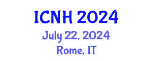 International Conference on Nursing and Healthcare (ICNH) July 22, 2024 - Rome, Italy