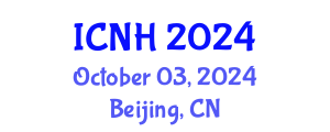 International Conference on Nursing and Healthcare (ICNH) October 03, 2024 - Beijing, China