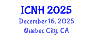 International Conference on Nursing and Healthcare (ICNH) December 16, 2025 - Quebec City, Canada