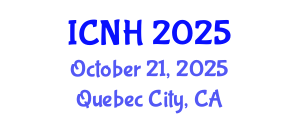 International Conference on Nursing and Healthcare (ICNH) October 21, 2025 - Quebec City, Canada