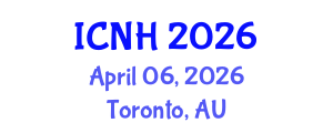 International Conference on Nursing and Healthcare (ICNH) April 06, 2026 - Toronto, Australia International Conference on Nursing and Healthcare (ICNH) April 06, 2026 - Toronto, Australia