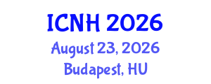 International Conference on Nursing and Healthcare (ICNH) August 23, 2026 - Budapest, Hungary International Conference on Nursing and Healthcare (ICNH) August 23, 2026 - Budapest, Hungary