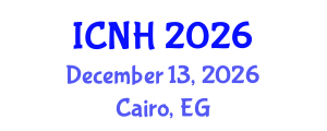International Conference on Nursing and Healthcare (ICNH) December 13, 2026 - Cairo, Egypt International Conference on Nursing and Healthcare (ICNH) December 13, 2026 - Cairo, Egypt